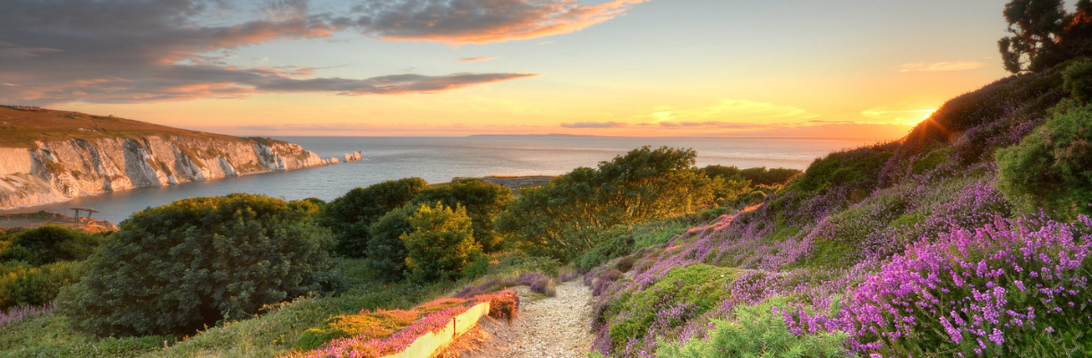 Sunset over HEadon Warren